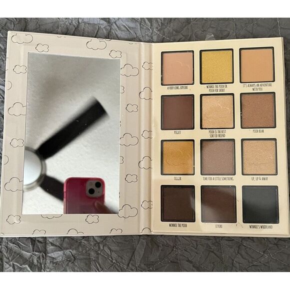 NEW Disney Winnie The Pooh 12 Color Eyeshadow Palette Makeup By Taste Beauty - Picture 3 of 3